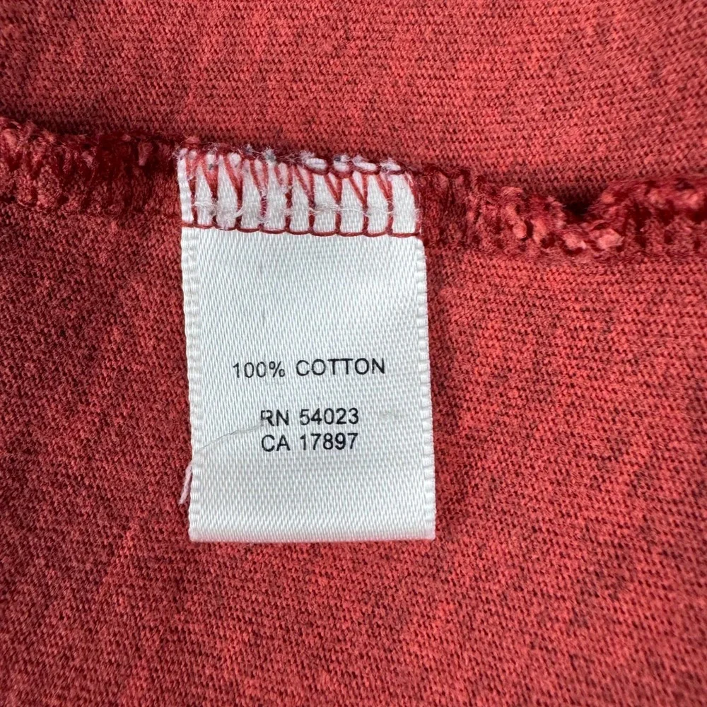 Vintage y2k Banana Republic Men's Large Orange Ringer Tee Cotton Skater casual